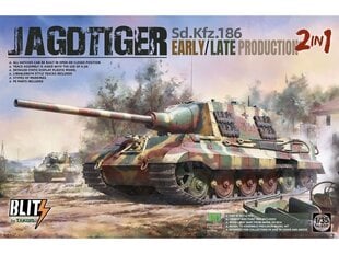 Takom - Sd.Kfz.186 Jagdtiger Early/Late Production (2 in 1), 1/35, 8001 cena un informācija | Konstruktori | 220.lv