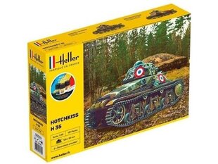 Сборнaя модель для склеивания Heller -Hotchkiss H 35 - Starter Set, 1/35, 57132 цена и информация | Конструкторы и кубики | 220.lv