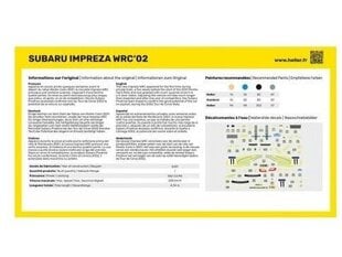 Heller - Subaru Impreza WRC'02, Starter set, 1/43, 56199 цена и информация | Конструкторы и кубики | 220.lv