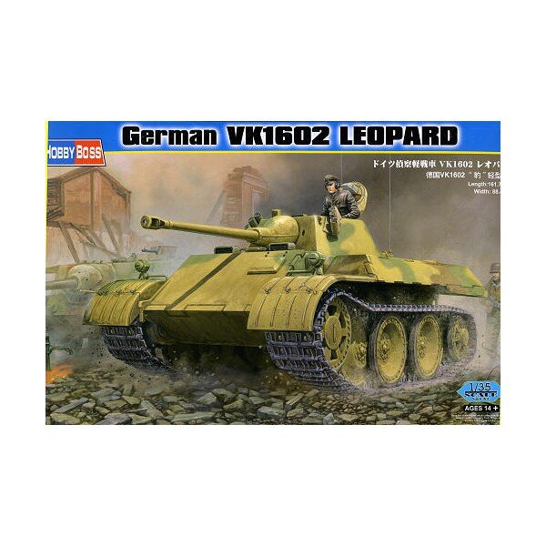 Hobbyboss - German VK1602 Leopard, 1/35, 82460 цена и информация | Konstruktori | 220.lv