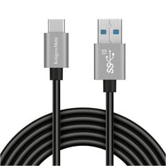 Кабель USB - USB тип C 10 Гбит / с 0,5 м Kruger &Matz Basic цена и информация | Кабели и провода | 220.lv