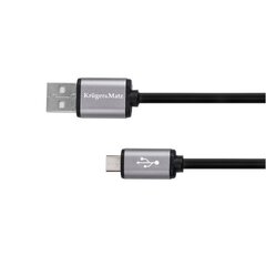 USB kabelis - micro USB 0.2m Kruger & Matz Basic cena un informācija | Kabeļi un vadi | 220.lv