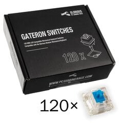 Механические переключатели для клавиатуры Glorious PC Gaming Race Gateron Blue Switches x 120 цена и информация | Клавиатуры | 220.lv