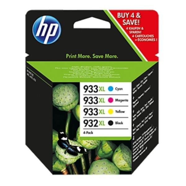 Kārtridžu komplekts HP 932XL (C2P42AE), melns, zils, fuksīna, dzeltens цена и информация | Tintes kārtridži | 220.lv