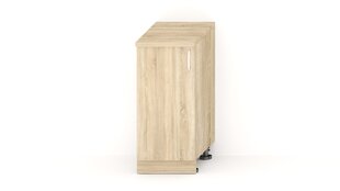 Напольный шкаф для ванной комнаты D40 P/L, дуб цена и информация | Шкафчики для ванной | 220.lv