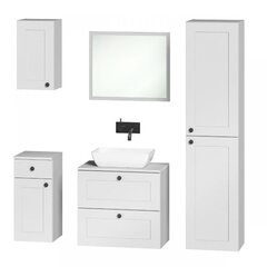 Шкаф для ванной нижний Senja Vea 64, белый цена и информация | Шкафчики для ванной | 220.lv