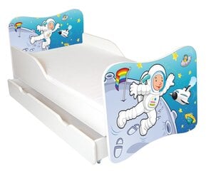 Детская кровать с матрасом и ящиком для постельного белья Ami 48, 140x70 см цена и информация | Детские кровати | 220.lv
