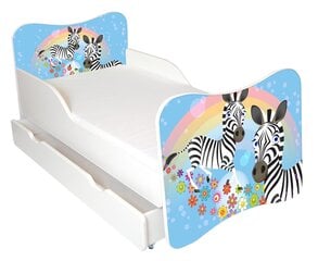 Gulta ar matraci un veļas kasti Ami 47, 140x70 cm cena un informācija | Bērnu gultas | 220.lv