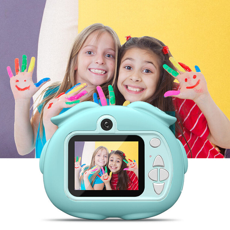 Digitālā kamera bērniem, zila cena un informācija | Digitālās fotokameras | 220.lv
