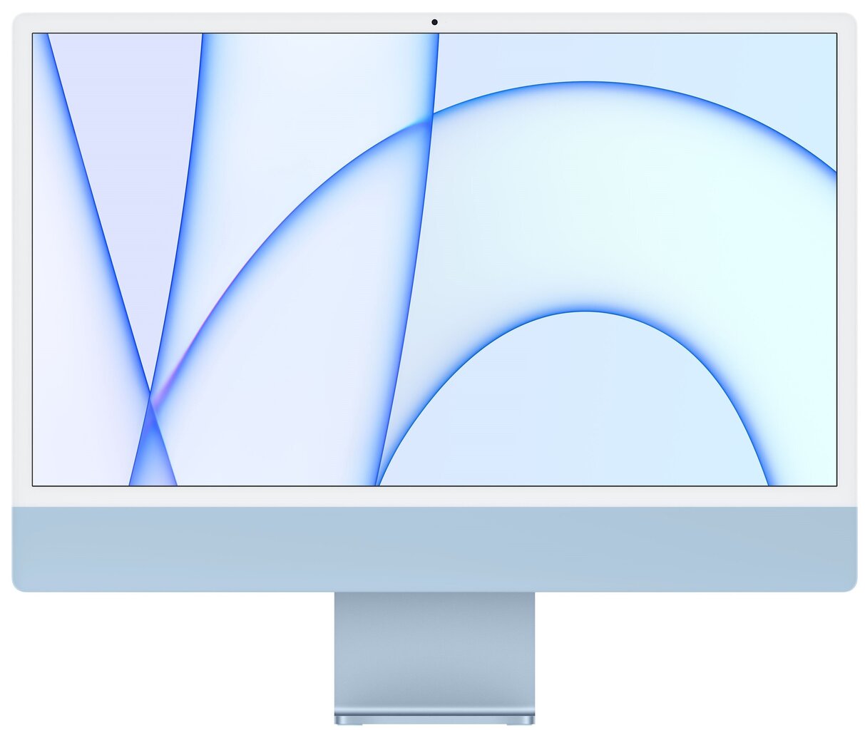 Apple iMac 24” 4.5K Retina, M1 8C CPU, 8C 8GB/512GB Blue RUS MGPL3RU/A cena un informācija | Stacionārie datori | 220.lv