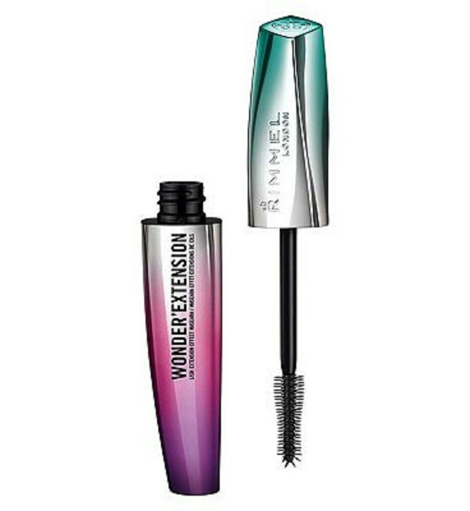 Skropstu tuša Rimmel London Wonder´Extension, 11 ml, 001 Very Black цена и информация | Acu ēnas, skropstu tušas, zīmuļi, serumi | 220.lv