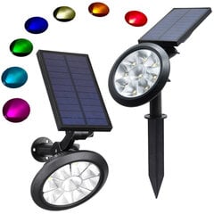 Lampa ar saules baterijām cena un informācija | Āra apgaismojums | 220.lv