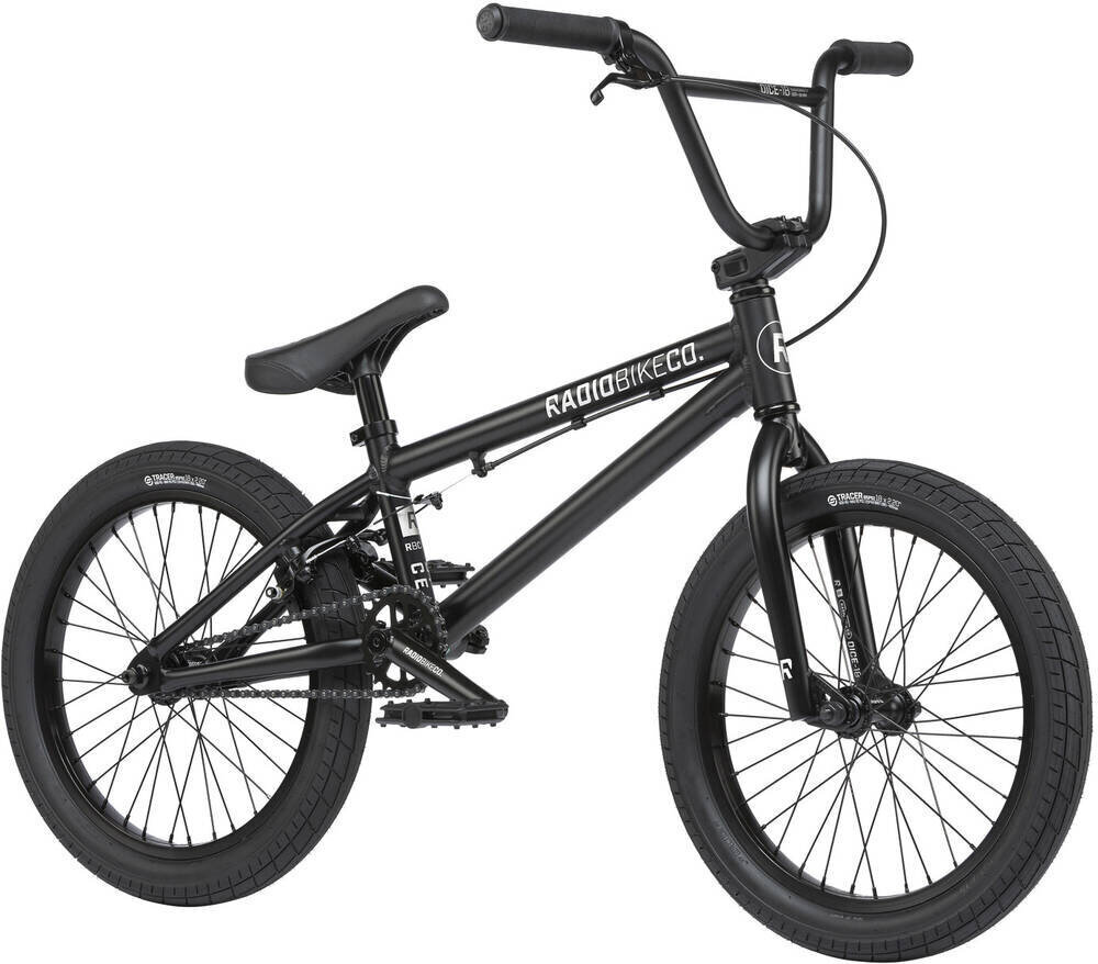 Radio Dice 18 "2021 BMX Freestyle velosipēds, Matt Black cena un informācija | Velosipēdi | 220.lv