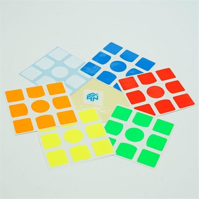 Uzlīmju komplekts, GAN 3x3 Speed ​​Cube Full Bright Puzzle Speed ​​Cube цена и информация | Galda spēles | 220.lv
