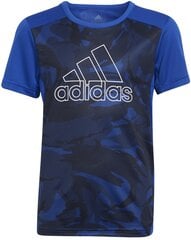 Футболка Adidas B Seas Tee HC3045/176, синяя цена и информация | Рубашки для мальчиков | 220.lv