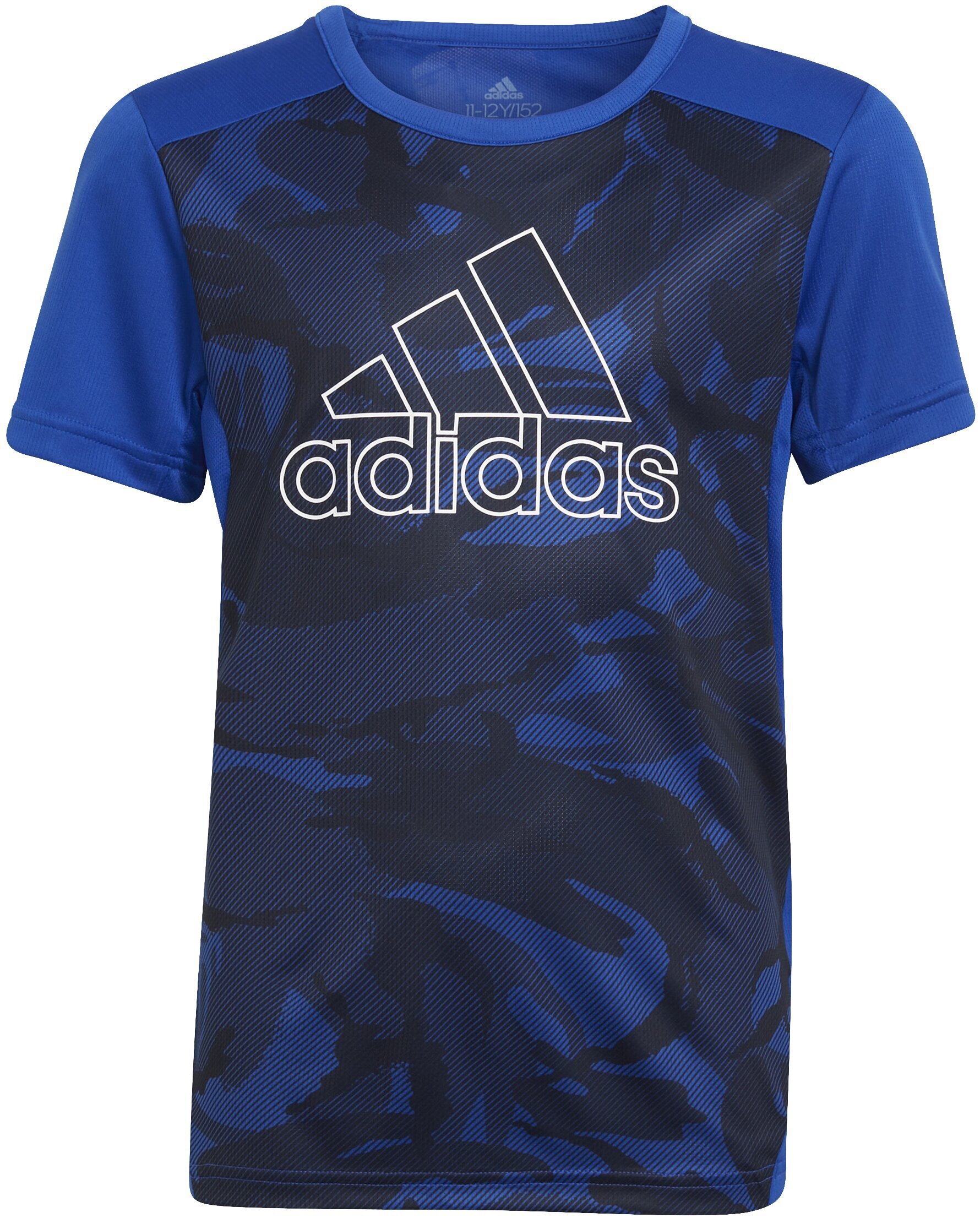 Футболка Adidas B Seas Tee HC3045/176, синяя, 176 см цена | 220.lv