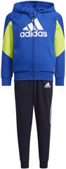 Cпортивный костюм Adidas Lk Logo Kn Set HD9995/122, синий цена и информация | Комплекты для мальчиков | 220.lv