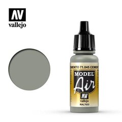 Akrila krāsa Cement Grey 17 ml. Model Air 71045 Vallejo cena un informācija | Modelēšanas un zīmēšanas piederumi | 220.lv