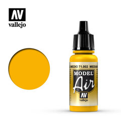 Akrila krāsa Medium Yellow 17 ml. Model Air 71002 Vallejo cena un informācija | Modelēšanas un zīmēšanas piederumi | 220.lv