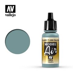 Akrila krāsa Pale Blue 17 ml. Model Air 71008 Vallejo cena un informācija | Modelēšanas un zīmēšanas piederumi | 220.lv