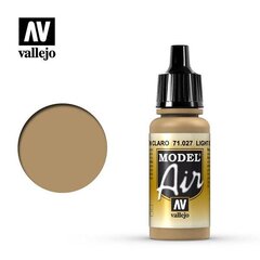 Акриловая краска Model Air Vallejo,Light Brown 71027, 17 мл цена и информация | Принадлежности для рисования, лепки | 220.lv