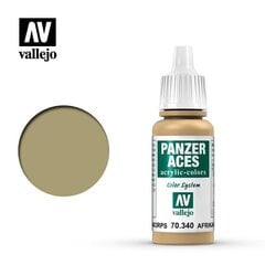 Akrila krāsa Afrikakorps Highlights 17 ml. Panzer Aces 70340 Vallejo cena un informācija | Modelēšanas un zīmēšanas piederumi | 220.lv