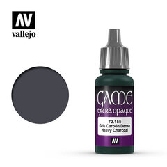 Краска акриловая Game Color Vallejo, Heavy Charcoal Extra Opaque 17 мл цена и информация | Принадлежности для рисования, лепки | 220.lv