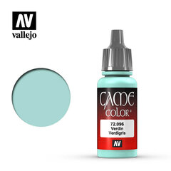 Akrila krāsa Verdigris 17 ml. Game Color 72096 Vallejo cena un informācija | Modelēšanas un zīmēšanas piederumi | 220.lv