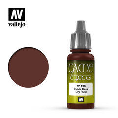 Akrila krāsa Dry Rust Effects 17 ml. Game Color 72136 Vallejo cena un informācija | Modelēšanas un zīmēšanas piederumi | 220.lv