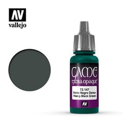 Akrila krāsa Heavy Blackgreen Extra Opaque 17 ml. Game Color 72147 Vallejo cena un informācija | Modelēšanas un zīmēšanas piederumi | 220.lv