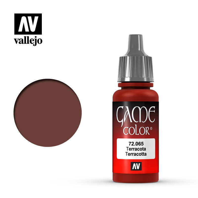 Akrila krāsa Terracotta 17 ml. Game Color 72065 Vallejo cena un informācija | Modelēšanas un zīmēšanas piederumi | 220.lv