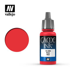 Akrila krāsa Red Ink 17 ml. Game Color 72086 Vallejo cena un informācija | Modelēšanas un zīmēšanas piederumi | 220.lv