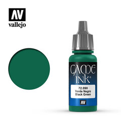 Краска акриловая Game Color Vallejo Black Green Ink 17 мл цена и информация | Принадлежности для рисования, лепки | 220.lv