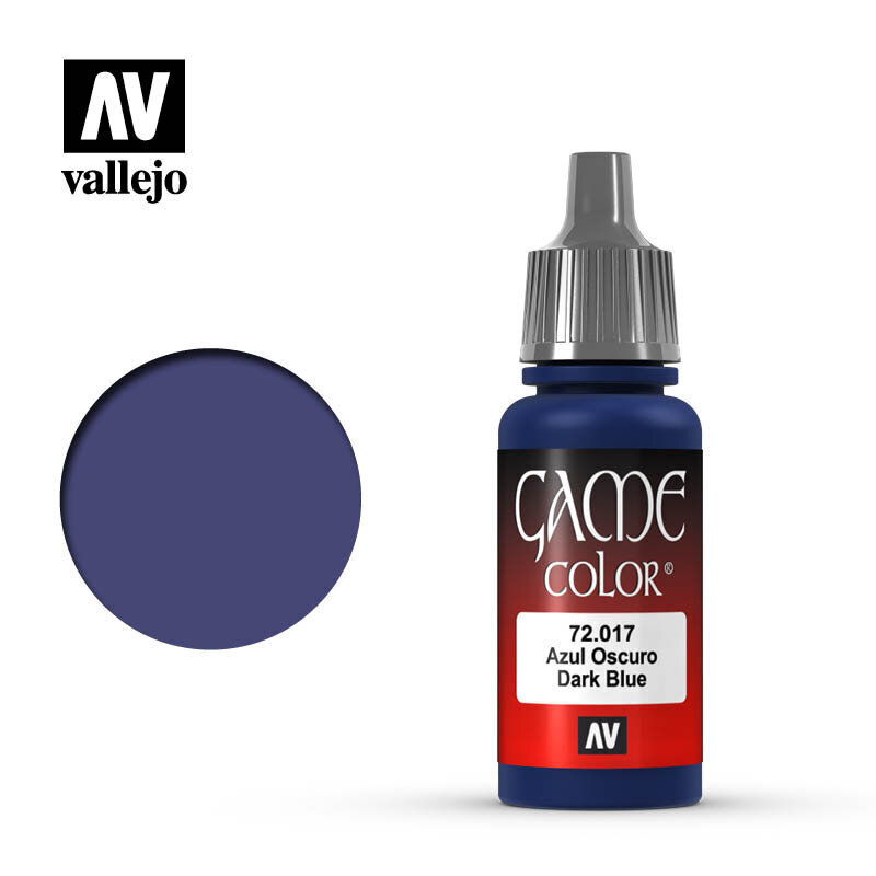 Akrila krāsa Dark Blue 17 ml. Game Color 72017 Vallejo cena un informācija | Modelēšanas un zīmēšanas piederumi | 220.lv