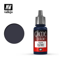 Akrila krāsa Night Blue 17 ml. Game Color 72019 Vallejo cena un informācija | Modelēšanas un zīmēšanas piederumi | 220.lv