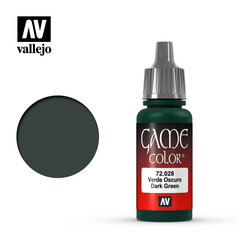 Акриловая краска Game Color Vallejo Dark Green 17 мл цена и информация | Принадлежности для рисования, лепки | 220.lv