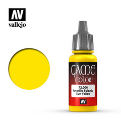 Akrila krāsa Sun Yellow 17 ml. Game Color Vallejo 72006 cena un informācija | Modelēšanas un zīmēšanas piederumi | 220.lv