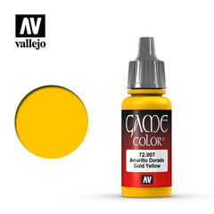 Akrila krāsa Gold Yellow 17 ml. Game Color Vallejo 72007 cena un informācija | Modelēšanas un zīmēšanas piederumi | 220.lv