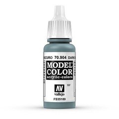 Akrila krāsa Dark Blue Grey Matt 17 ml. Model Color 70904 Vallejo cena un informācija | Modelēšanas un zīmēšanas piederumi | 220.lv