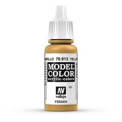 Akrila krāsa Yellow Ochre Matt 17 ml. Model Color 70913 Vallejo cena un informācija | Modelēšanas un zīmēšanas piederumi | 220.lv