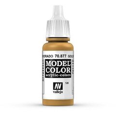 Akrila krāsa Goldbrown Matt 17 ml. Model Color 70877 Vallejo cena un informācija | Modelēšanas un zīmēšanas piederumi | 220.lv