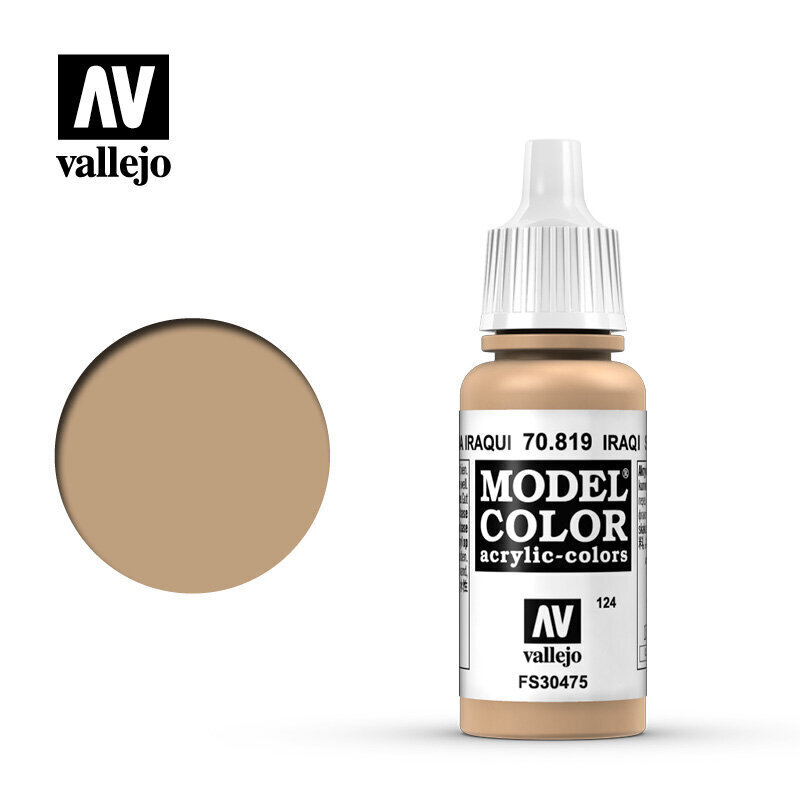 Akrila krāsa Iraqi Sand Matt 17 ml. Model Color 70819 Vallejo cena un informācija | Modelēšanas un zīmēšanas piederumi | 220.lv