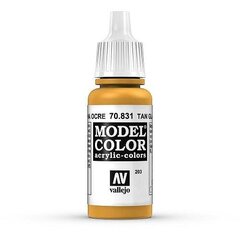 Akrila krāsa Tan Glaze 17 ml. Model Color 70831 Vallejo cena un informācija | Modelēšanas un zīmēšanas piederumi | 220.lv