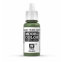 Akrila krāsa Ger.Cam.Bright Green Matt 17 ml. Model Color 70833 Vallejo cena un informācija | Modelēšanas un zīmēšanas piederumi | 220.lv