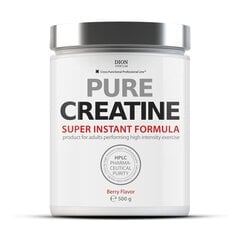 DION SPORTLAB Pure Creatine Monohydrate, Ogas, 500 g cena un informācija | Kreatīni | 220.lv