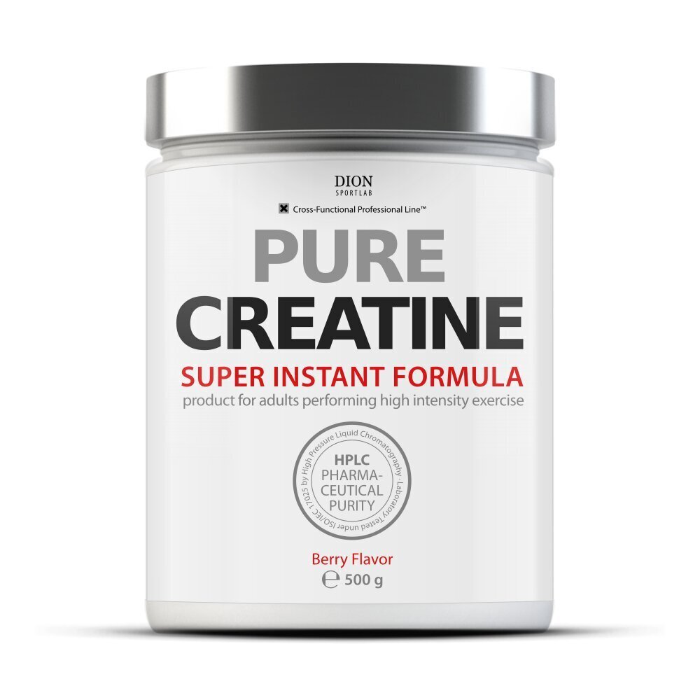 DION SPORTLAB Pure Creatine Monohydrate, Ogas, 500 g цена и информация | Kreatīni | 220.lv