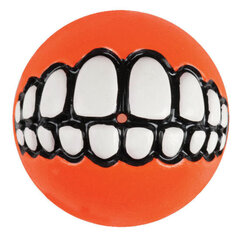 Rogz Grinz Orange oranža bumba, 78mm cena un informācija | Suņu rotaļlietas | 220.lv