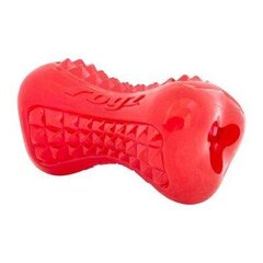 Rogz Yumz Treat Large Red sarkans kauls, 15x8.2cm cena un informācija | Suņu rotaļlietas | 220.lv