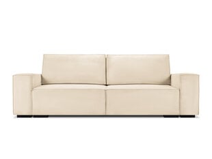 Stūra dīvāns Micadoni Home Eveline 4S, smilškrāsas cena un informācija | Stūra dīvāni | 220.lv