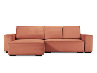 Universāls stūra dīvāns Micadoni Home Eveline 4S, rozā cena un informācija | Stūra dīvāni | 220.lv